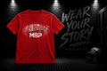 MSP Lets Be Great Ghost Print Unisex / Women's Cut Softstyle Tee