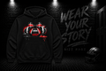 MSP Bow Football Unisex Hoodie