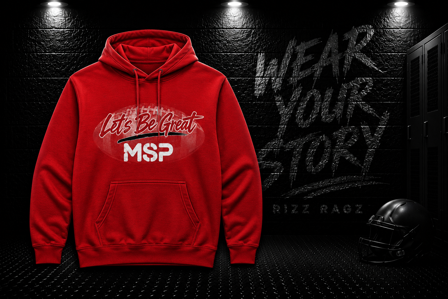 MSP Let's Be Great Ghost Unisex Hoodie