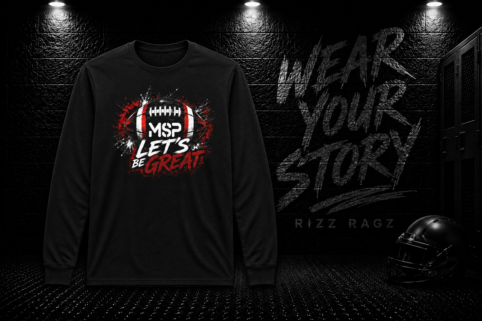 MSP Let's Be Great Long Sleeve Unisex Tee
