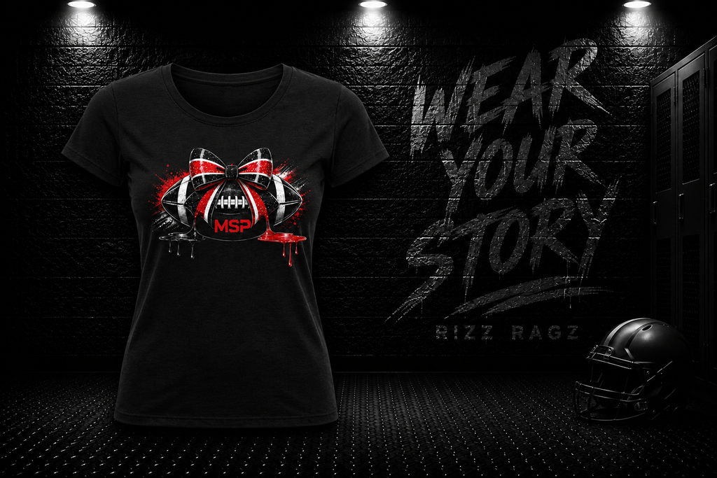 MSP Bow Football Unisex / Women's Cut Softstyle Tee