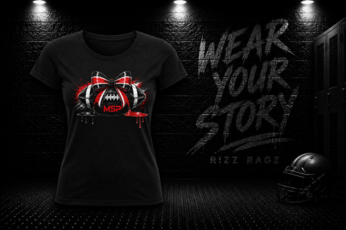 MSP Bow Football Unisex / Women's Cut Softstyle Tee