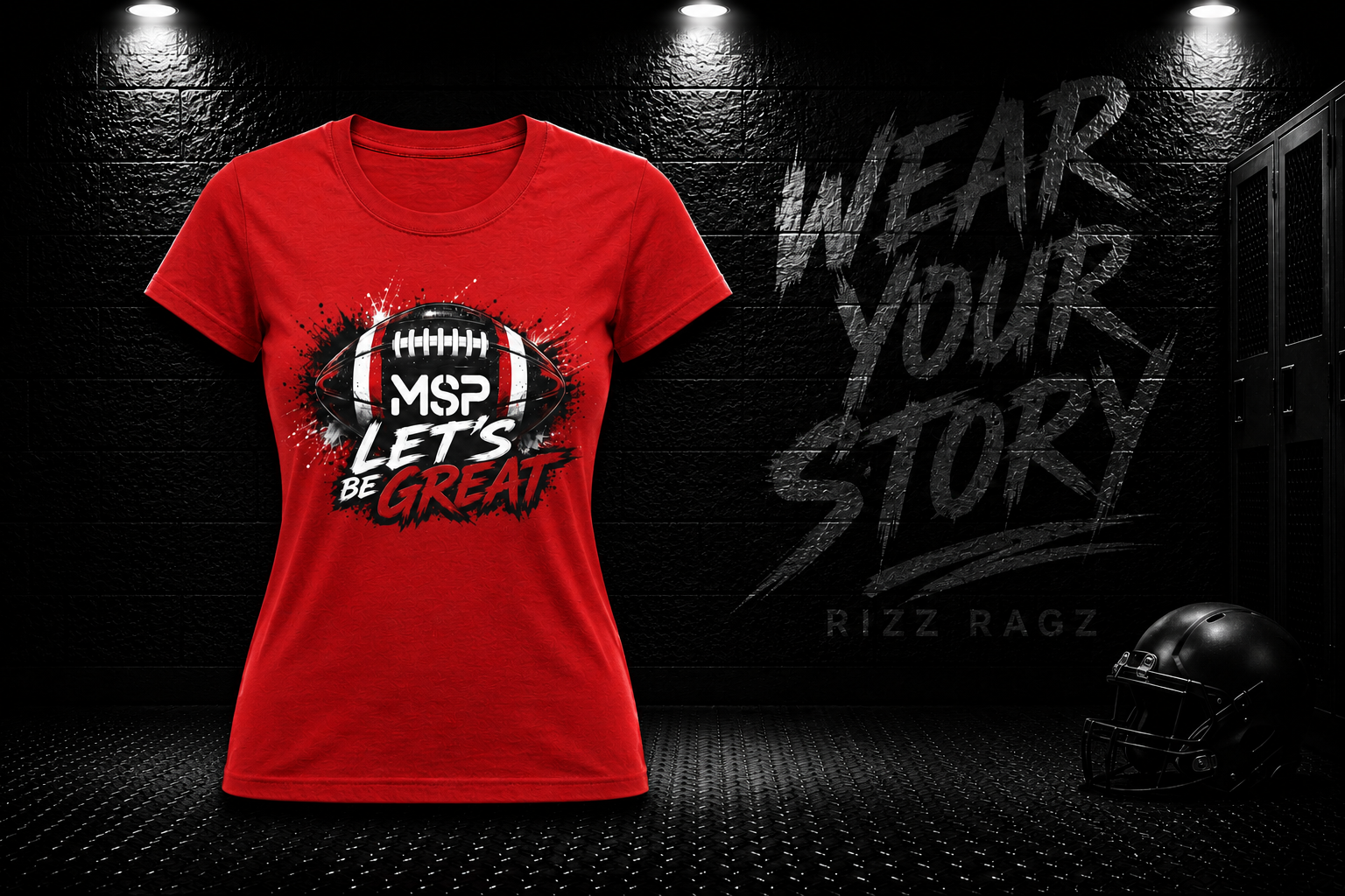 MSP Lets Be Great Unisex / Women's Cut Softstyle Tee