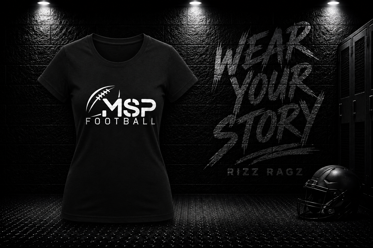 MSP Football Unisex / Women's Cut Softstyle Tee