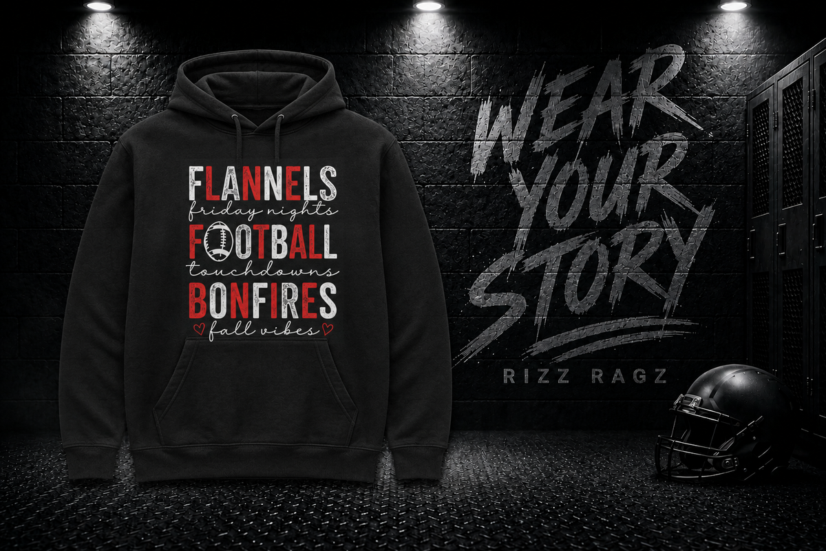MSP - Flannels FootBall Bonfires Hoodie