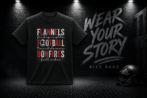 MSP - Flannels Football Bonfires SoftStyle Unisex/Women's Cut Tee